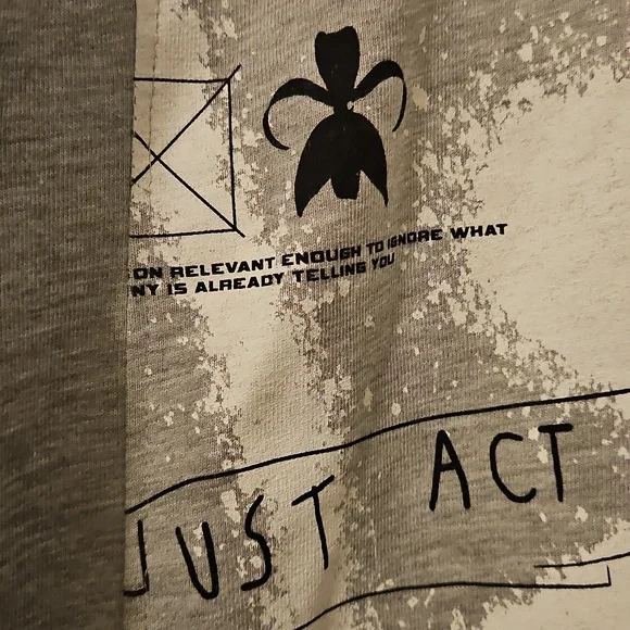 Zara Graphic Graffitti Print Tee - Picture 3 of 6